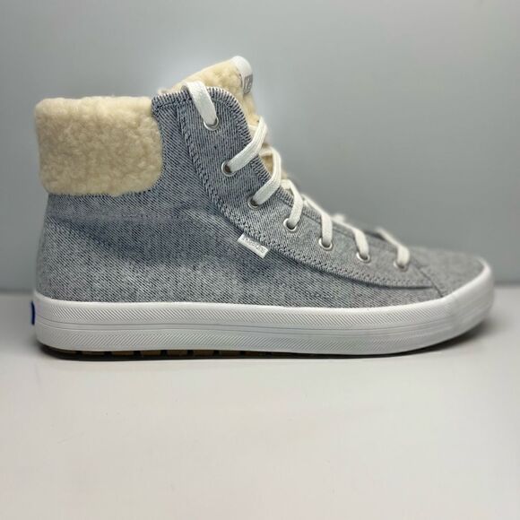 Keds Women's Kickstart Hi TRX Den/Shrl Sneaker Wool WF63654 (CN) - Picture 2 of 9